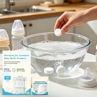 Tablettes de lavage pour biberons écologiques jetables, nettoyage en profondeur, éliminent les résidus de lait et les bactéries