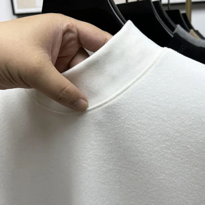 Maglietta invernale a collo alto caldo e spesso T-Shirt da <span class=keywords><strong>uomo</strong></span> con top Slim canottiera da <span class=keywords><strong>uomo</strong></span> a maniche lunghe - Product Image 5