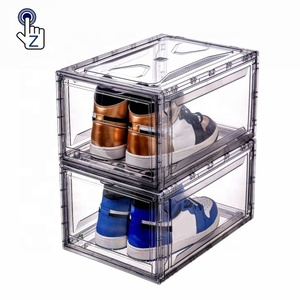 Caja organizadora de zapatos de productos más vendidos, caja de zapatos de acrílico transparente de plástico, caja de almacenamiento para zapatillas - Product Image 2