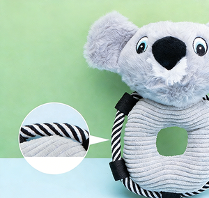 Fabrieksdirect verkoop Pluche katoenen touw speelgoed voor huisdieren Hoge kwaliteit op maat gemaakte hondenspeelgoed knuffel speelgoed grappig piepend speelgoed voor huisdieren - Product Image 5