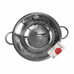 Colino in acciaio inossidabile 28 cm colino da cucina con rete lavabile in lavastoviglie per frutta verdura cibo uso domestico - Product Image 2