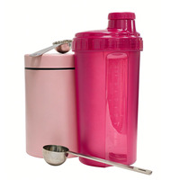 Bouteille shaker en PP de qualité alimentaire résistante à la chaleur, meilleur prix, couvercle à vis anti-fuite avec bec verseur, logo personnalisé, bouteille d'eau de sport