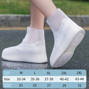 Cubrezapatos Impermeables <span class=keywords><strong>para</strong></span> <span class=keywords><strong>Hombre</strong></span> y Mujer, Cubrebotas de Silicona Gruesa Resistente al Desgaste, Botas de <span class=keywords><strong>Lluvia</strong></span> Ligeras <span class=keywords><strong>para</strong></span> Exteriores, Antideslizantes e Impermeables - Product Image 3