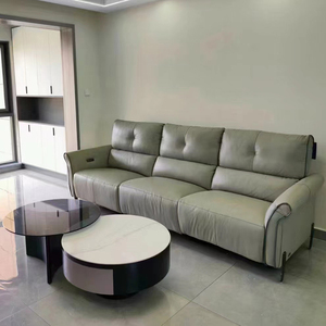 Nordic L-Hình dạng sofa nhung cắt với ghế dài kết hợp mô-đun Ottoman cho Bộ phòng ngủ khách sạn - Product Image 5