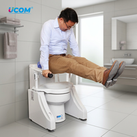 Chaise de douche et de toilette Ucom UC-TL-18-A1, siège de bain pour personnes âgées et handicapées - Fournitures de thérapie de réadaptation