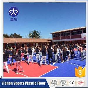 Ngoài trời di động lồng vào nhau gạch nhựa sàn bóng rổ gạch - Product Image 6