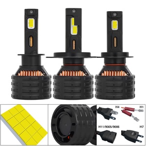 Bombillas LED para Faros Delanteros K15 400W, Cuatro Tubos de Cobre, Canbus, Luz LED para Auto H1 H3 H7 H11 9005 9006 9012 H4 9004 9007 H13 - Product Image 2