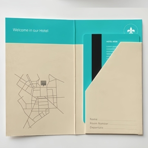 Tùy chỉnh in ấn tiêu chuẩn khách sạn thẻ chìa khóa thẻ phong bì/tay áo/chủ sở hữu từ chủ thẻ - Product Image 4