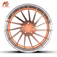 Jantes forgées en alliage 18 19 20 21 22 5x112 24 26 pouces 5x127 plaquées or rose concaves pour BMW M3 M4 X5 X3