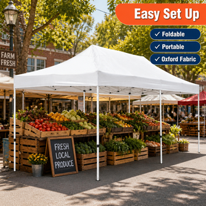 Gazebo Personalizzato per Patio e <span class=keywords><strong>Balcone</strong></span>, Motorizzato e Regolabile, Struttura <span class=keywords><strong>in</strong></span> <span class=keywords><strong>Ferro</strong></span>, Impermeabile, Montaggio Rapido, Ideale per Bancarelle - Product Image 2