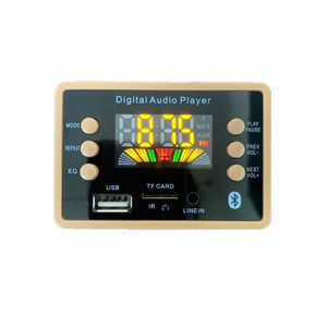 Dc12v không dây BLE 5.0 MP3 WMA Board giải mã mô-đun âm thanh hỗ trợ <span class=keywords><strong>USB</strong></span> <span class=keywords><strong>TF</strong></span> AUX <span class=keywords><strong>FM</strong></span> EQ chức năng âm thanh đài phát thanh cho phụ kiện xe hơi - Product Image 3