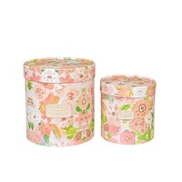 Boîte Cadeau Florale Rigide en Carton Blanc Stratifié, Réutilisable, Écologique et Recyclable, pour Arrangements Floraux – Modèle « Sweetheart Hug »