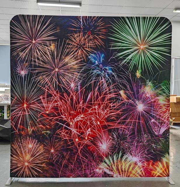 Double-sided Color Printing Outdoor Advertising Event Backdrop Stand Pop-up Exhibition PhotoBooth Background Banner