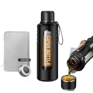 Hiroaki Smart Water Bottle 2000Ml Large Capacity Insulated Outdoor Travel Cup With Lid Drinking Feature - Product Image 5