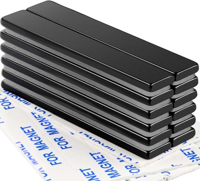 Rectangular Block N42 Neodymium Self Adhesive Backed Super