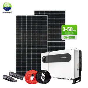 Năng lượng mặt trời hành tinh Hot Bán tái tạo sử dụng nhà 5KW 6KW 8KW 10KW Pin lưu trữ gắn trên lưới hệ thống Kit - Product Image 3