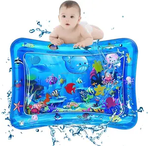Esterilla de agua inflable para bebés, colchoneta gruesa para todas las estaciones, actividades de desarrollo temprano, juegos de agua - Product Image 1