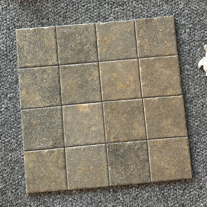 <span class=keywords><strong>Azulejo</strong></span> de pared de porcelana antideslizante de 98.5x98.5mm con patrón de <span class=keywords><strong>piedra</strong></span> negra y dorada. - Product Image 3
