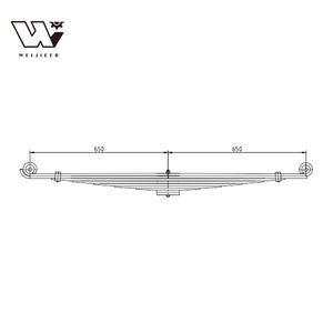 Molla a Balestra Anteriore all'Ingrosso per Camion ISUZU <span class=keywords><strong>TURKUAZ</strong></span> 8971223812 3870013112 - Product Image 2