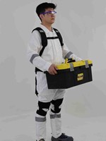 Exosquelette industriel à taille élastique pour le levage et le soutien du dos, protection de la colonne vertébrale, correcteur de posture pour les travailleurs d'entrepôt