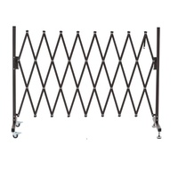 Clôture de sécurité rétractable X Expand Gate Porte pliante en alliage de fer en aluminium Pliable Portes de jardin Clôtures Cour Portes en diamant
