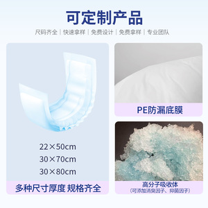 Dr. Kangyi Couche-culotte pour adultes 30x70cm jetable pour personnes âgées, soins pour l'incontinence - Product Image 4