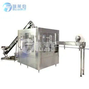Zhangjiagang छोटे क्षमता सोडा पानी भरने और कैपिंग मशीन/छोटे शीतल पेय उत्पादन फैक्टरी