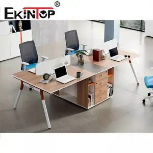 Ekintop – mobilier de bureau moderne simple en acier pour 2, 4, 6 personnes, cloisons de bureau, table de travail