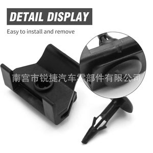 Toyota Mudguard Fixing <b>Clip</b> 53879-28010 Plastic Nylon For Prado Highlander <b>Bumper</b> Fender Liner Replacement Part - Product Image 4