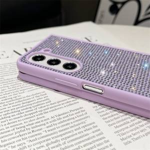 เคสโทรศัพท์ดีไซน์หรูหรา สายคริสตัลวิบวับ ประดับเพชร สำหรับ Samsung <span class=keywords><strong>Z</strong></span> Fold6 Fold5 Fold4 <span class=keywords><strong>Z</strong></span> Flip6 Flip5 Flip3 ป้องกันการกระแทก - Product Image 3
