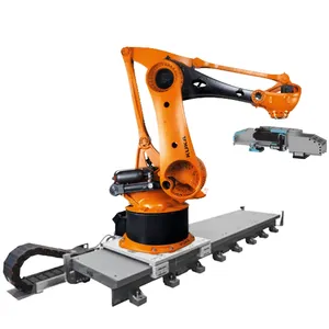 KUKA Robot industriale 4 assi braccio robotico con pinza SCHUNK per la vendita KUKA robotica KR 700 PA arc adatto per la movimentazione impilamento