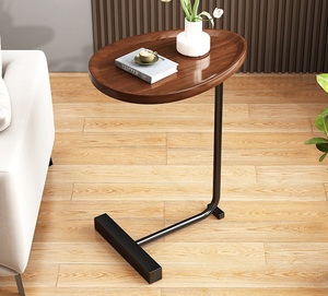 Set di Tavolini da Caffè Rotondi Moderni con Struttura in Acciaio, Tavolini Laterali <span class=keywords><strong>per</strong></span> Soggiorno, Divano, Camera da Letto - Product Image 5