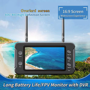 4.3" FPV Monitor with DVR 40CH 800 X 480 IPS Display Receiver Built-in <b>Battery</b> 5.8Ghz RC Multicopter <b>Drone</b> Parts China - Product Image 2