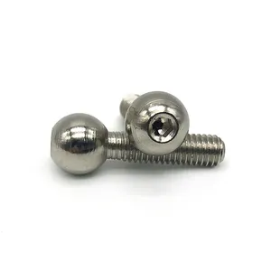 China Cold Heading Stamping Factory Sell Ball Head Hex Screw 4mm ball head screw for chandelier screw ball head