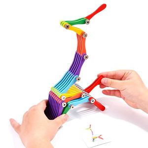 Juego de Construcción Creativo e Ingenioso, Divertido y Educativo, de Madera, Juguetes STEM para Niños y Niñas de 3 a 10 Años - Product Image 2