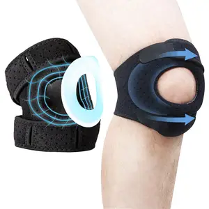 B & M Op Maat Gemaakte Knie Pad Brace Ondersteuning Compressie Verstelbare Gym Sportbescherming Open Patella Neopreen Fitness Kniebeschermers