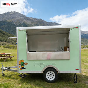 Chariot de Gaufres Mobile de Concession avec Conception de Stand Alimentaire en Fibre de Verre et Aluminium pour la Vente en Franchise - Product Image 3