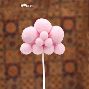 อุปกรณ์ตกแต่งวันวาเลนไทน์ วันแม่ วันคริสต์มาส วันเกิด แบบขายส่ง  อะคริลิคตกแต่งเค้ก คัพเค้ก รูปทรงเมฆ  พร้อมอุปกรณ์ตกแต่ง - Product Image 6