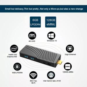 คอมพิวเตอร์อุตสาหกรรมชัยชนะ10ชิ้นติด128GB T6 PRO J4125 <span class=keywords><strong>J3455</strong></span>มินิพีซี USB ติด8GB RAM คอมพิวเตอร์ติดมินิพีซี - Product Image 6