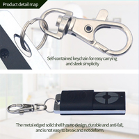 YET2168 433mhz Duplicador Universal de 4 Teclas, Control Remoto RF de Código Fijo para Sistemas de Seguridad, Puertas de Garaje y Motores