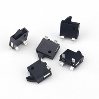 Interrupteur tactile micro-limiteur JC-TS24B, montage en surface 4 broches avec poteau de guidage pour bouton de réinitialisation et connexion de manette de jeu