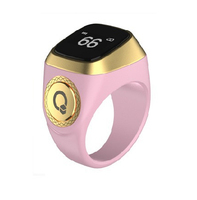 IQIBLA Smart Zikr Ring, compteur de tasbihs, application, étanche IP68, WiFi, télécommande, réveil, écran tactile, Android, IOS, bague compteur