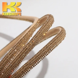 Tira Diseno <strong>Y</strong> Tira Liso Tenemos Envios Tira Diseno 6mm 8mm 10mm Rhinestone Diamond Ropes for Lady Sandals Upper - Product Image 6