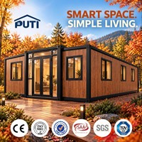 Maison conteneur modulaire préfabriquée extensible de 20 pieds et 40 pieds, Tiny House à vendre