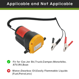 Pompe d'extraction d'huile 12V changeant le <span class=keywords><strong>kit</strong></span> de pompe de transfert d'huile d'<span class=keywords><strong>aspiration</strong></span> de carburant pour le transfert d'huile diesel - Product Image 5