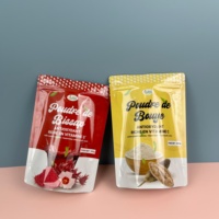 Sachet Doypack Autoportant Thermoscellable avec Fermeture Éclair, Stratifié Multi-couches OPP/VMPET/PE, Emballage Alimentaire de Qualité pour Poudre de Bissap Bouye Yijia