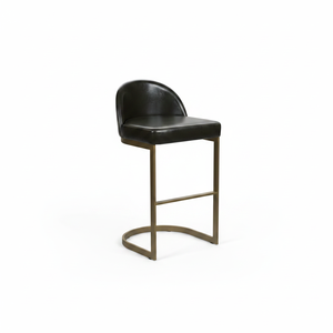 Elegant Adjustable Bar <b>Stool</b> Curved Back Design Durable Metal Construction for Dining and Outdoor Spaces - Product Image 2