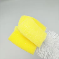 Brosses de nettoyage à long manche en plastique pour la maison Brosse pour biberon et tasse de lait pour bébé Brosse éponge pour usage quotidien