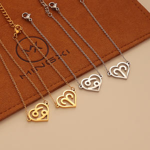 Pulsera Unisex de Moda <span class=keywords><strong>con</strong></span> Diseño de Corazón de <span class=keywords><strong>Amor</strong></span> de Mingxi, Personalizada, de Acero Inoxidable, Chapada en Oro, para Parejas - Product Image 2