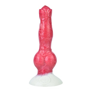 N5028 Thick Dog Knot <b>Dildo</b> Suction Cup Vaginal Massager Penis Women Masturbation <b>Dildo</b> Anal Dilator Silicone Adult Sex Products - Product Image 5